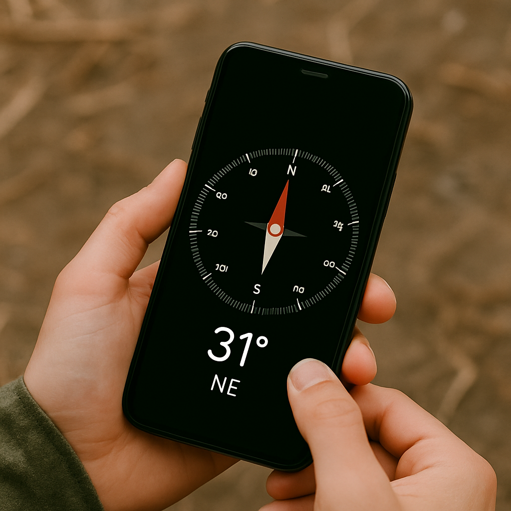 나침반 어플